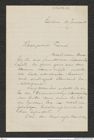 Nachlass Franz Steindachner, Brief von A. A. W. Hubrecht an Franz Steindachner (31.01.1881), Inv.Nr. 243.03, Seite 1
